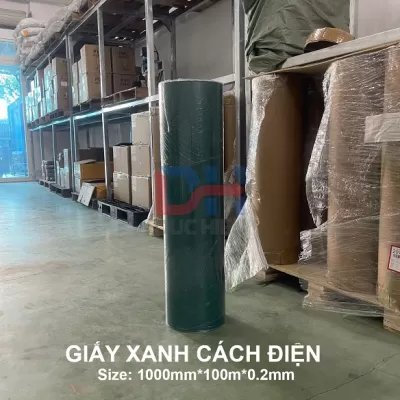 Giấy xanh cách điện, cách nhiệt cho Pin